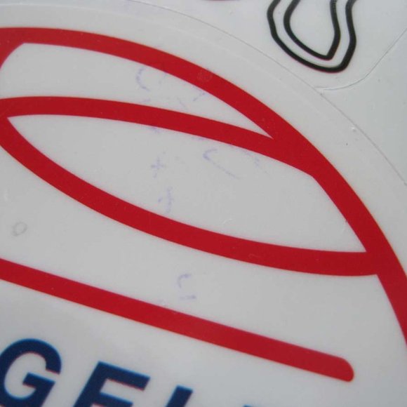 Los Angeles Clippers Reusuable Static Window Color Clings 1997 Genuine Throwback - Picture 6 of 7